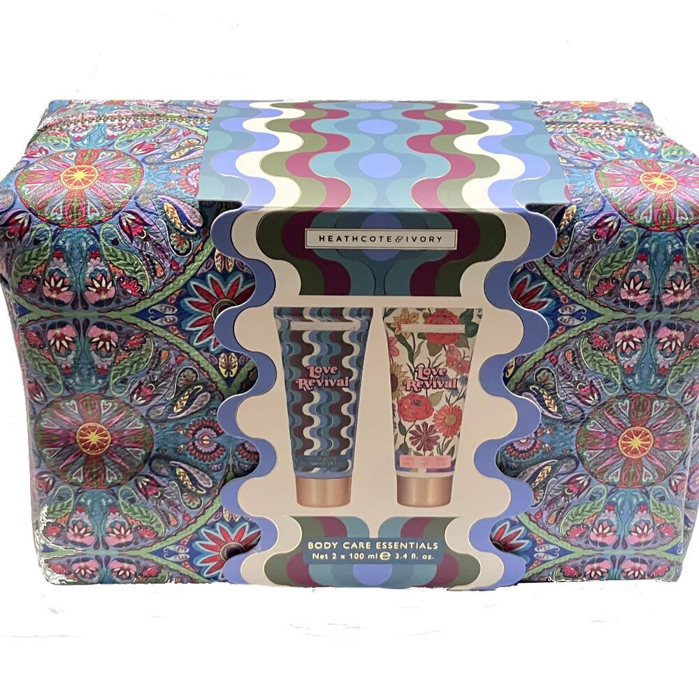 Heathcote & Ivory Love Revival Bodycare Duo Mandala Bag Wash & Hand Cream